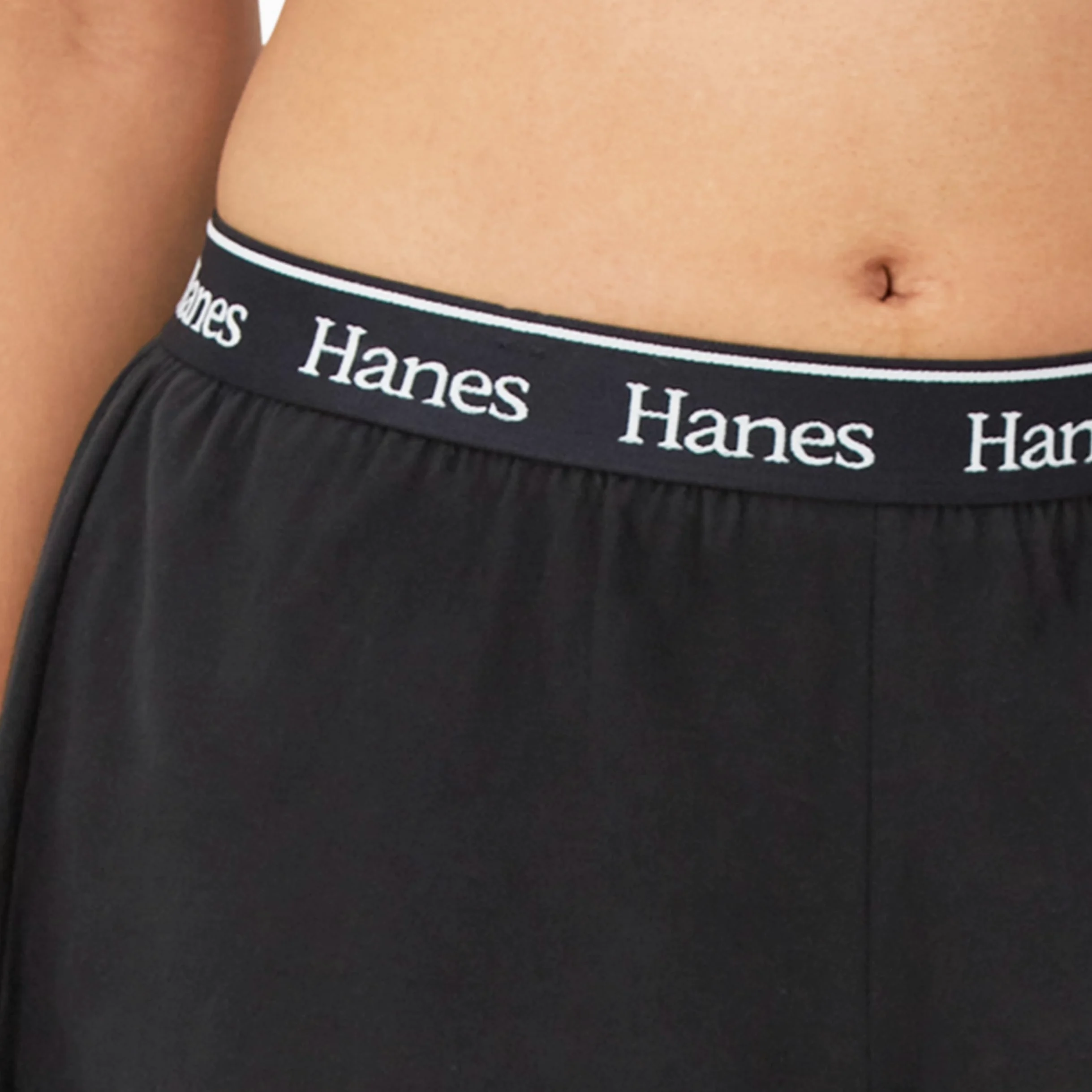 Hanes Originals - Pantalones Cortos de Dormir Supersuaves, Pantalones Cortos de Descanso, 3.25 Pulgadas, Paquete de 2 - Parte Inferior de Pijama Mujer