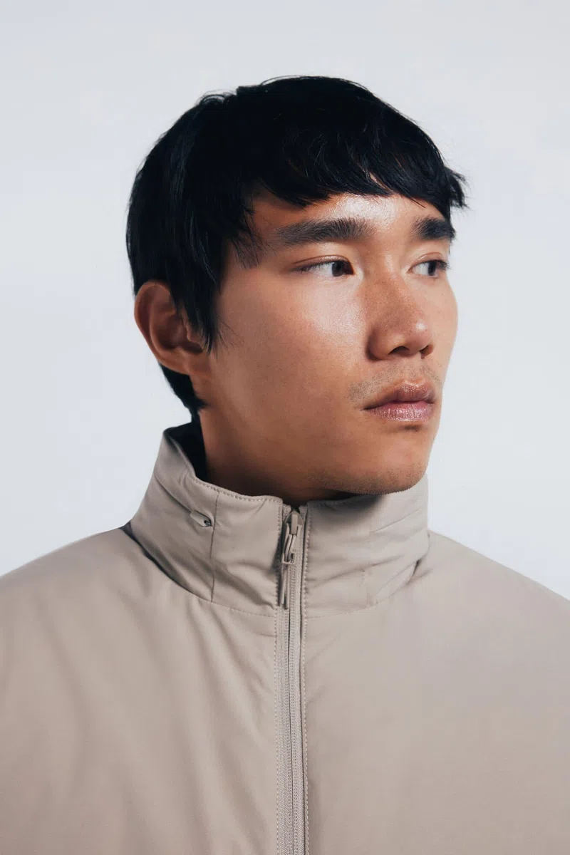 SPRINGFIELD Smart Puffed Funnel Technical Jacket With Hidden Hoodie On Neck. Chaqueta Abolojada Hombre