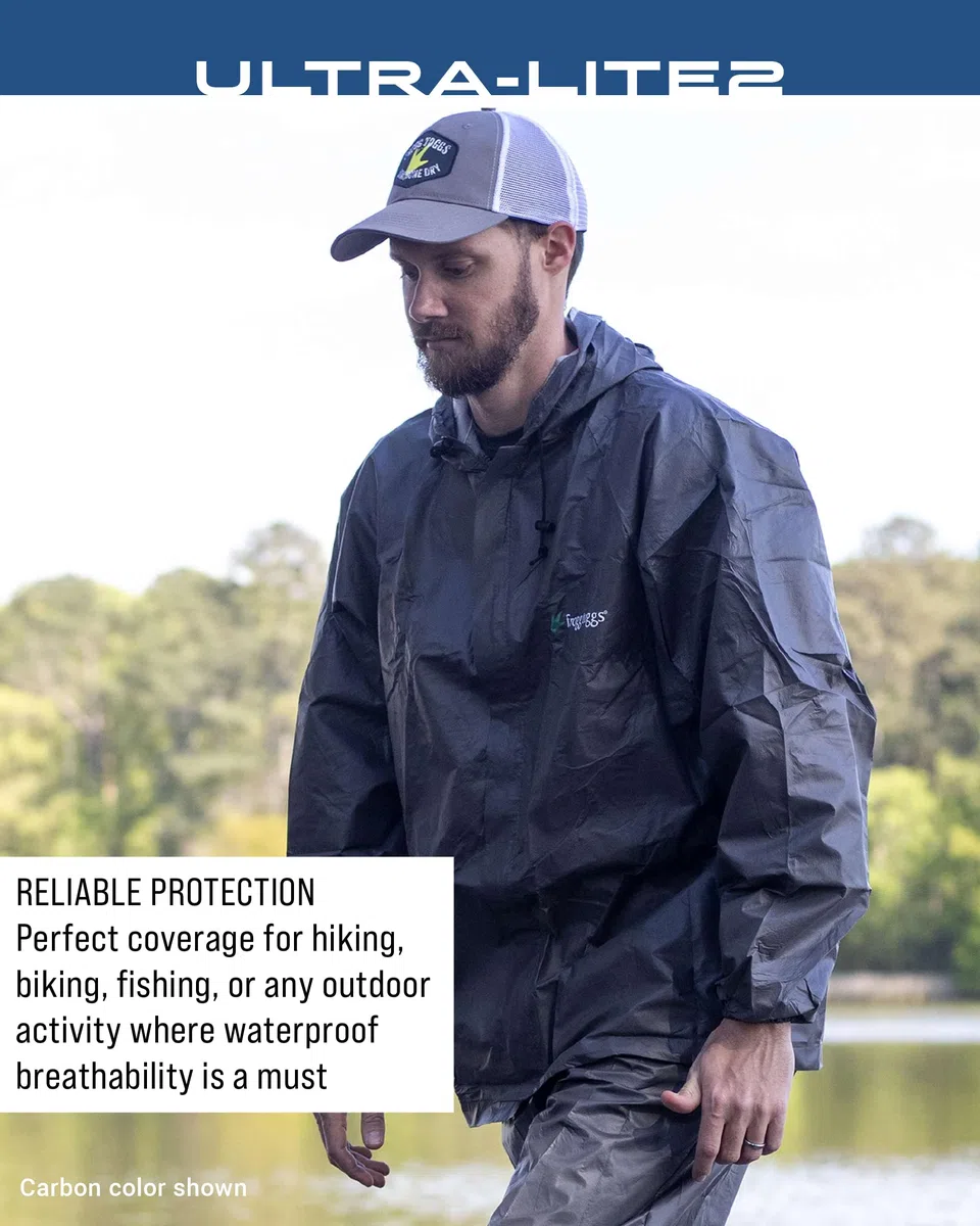 FROGG TOGGS Ultra-lite2 Waterproof Breathable Protective Rain Suit Ropa de lluvia Hombre (Pack de 1)