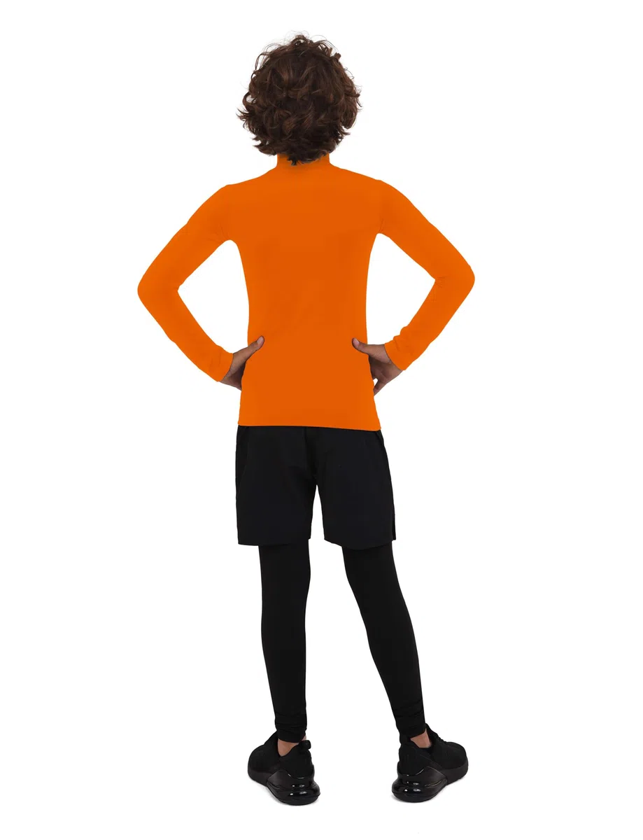 TCA Hombre Y Niños Top Interior Térmico Da Manga Larga SuperThermal Compression Base Layer Cuello Alto