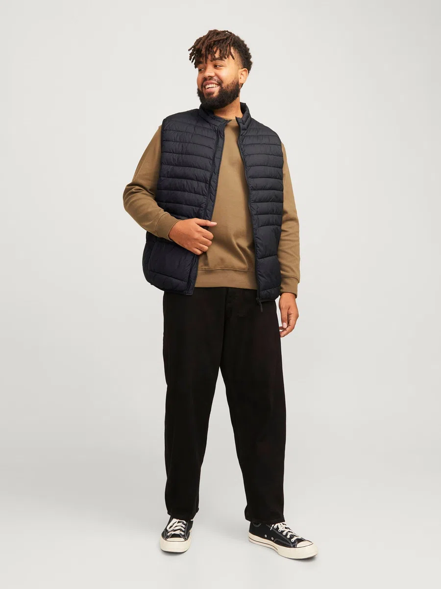 JACK&JONES PLUS Jjestate Packable BW Collar Pls Chaleco Acolchado para Hombre