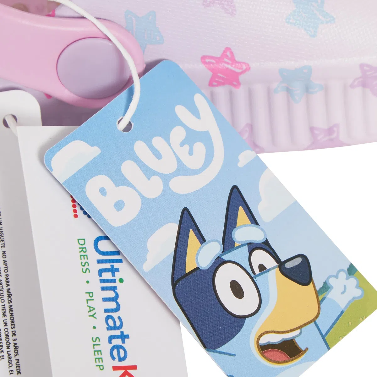 Bluey Zuecos Azules Rosados ​​para niños con dijes Sandalias para niñas Sandalias para Interior y Exterior con Tiras en el Tobillo Zapatos de Playa