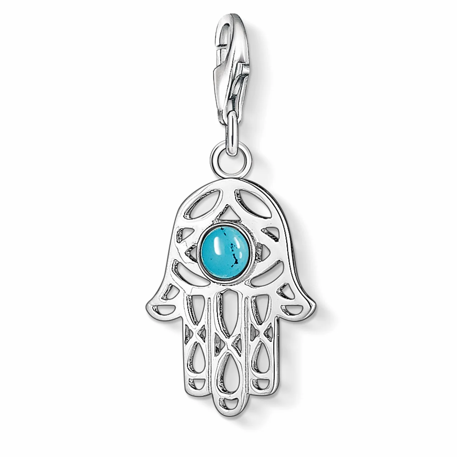 Thomas Sabo - Charm con Cierre para Mujer de Plata de Ley 925/1000