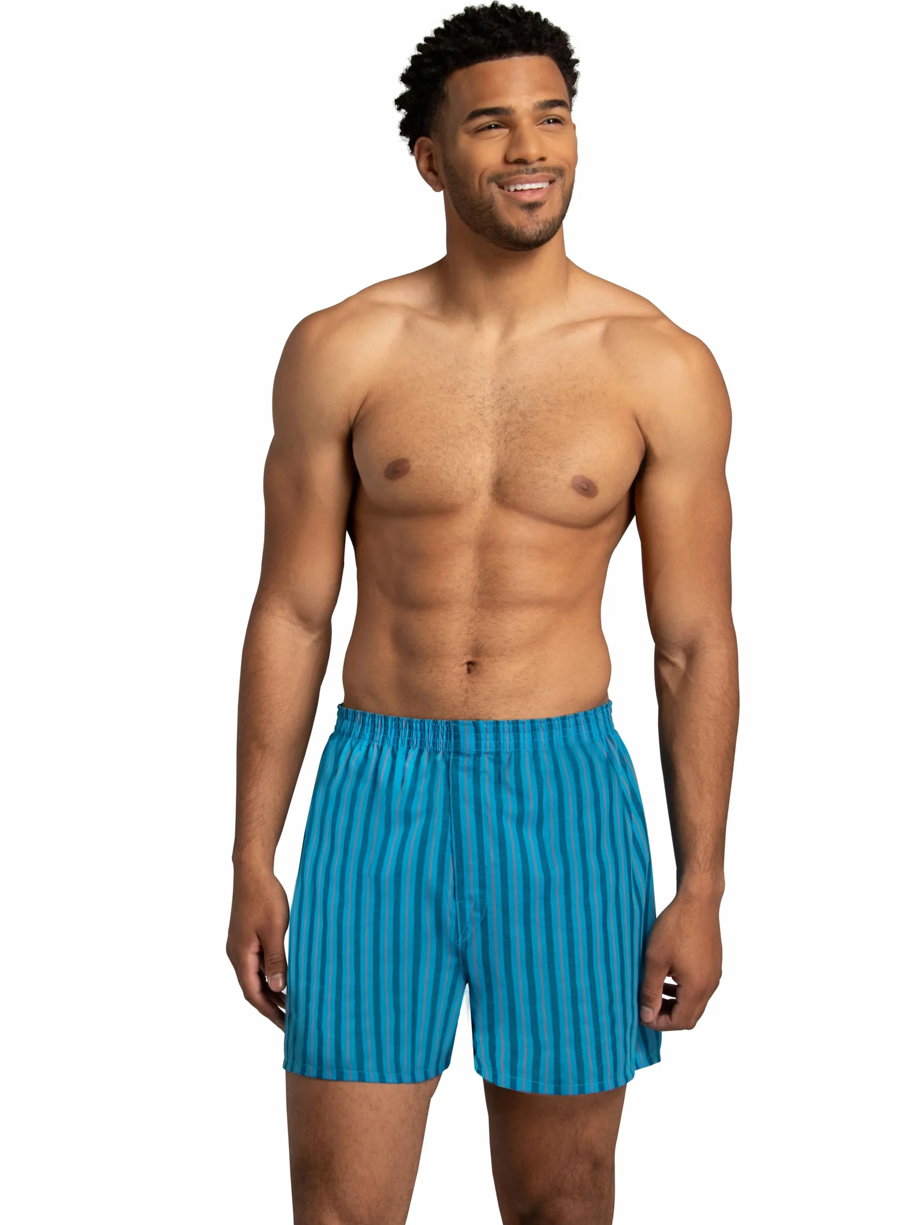 Fruit of The Loom Underwear Woven Boxer Multipack Ropa Interior Hombre (Pack de 5)