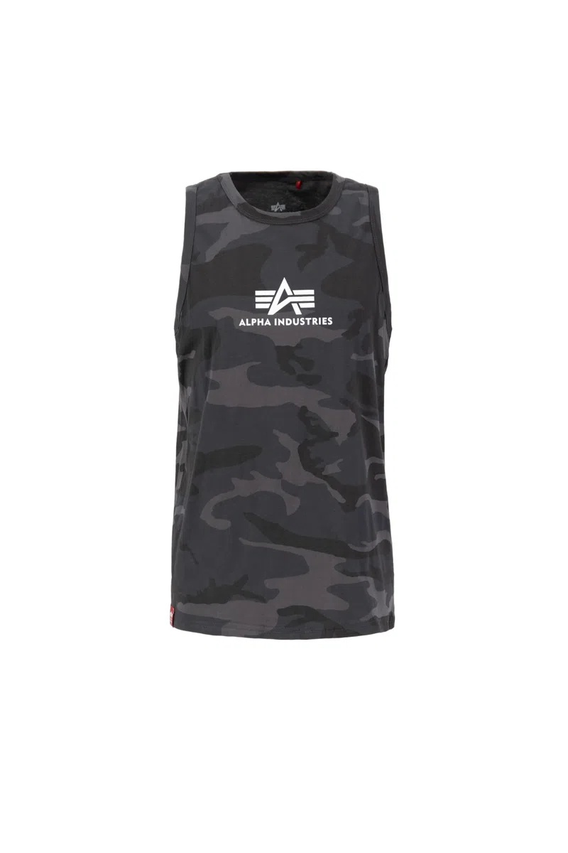 Alpha Industries Basic Camo Camiseta Hombre (Pack de 1)