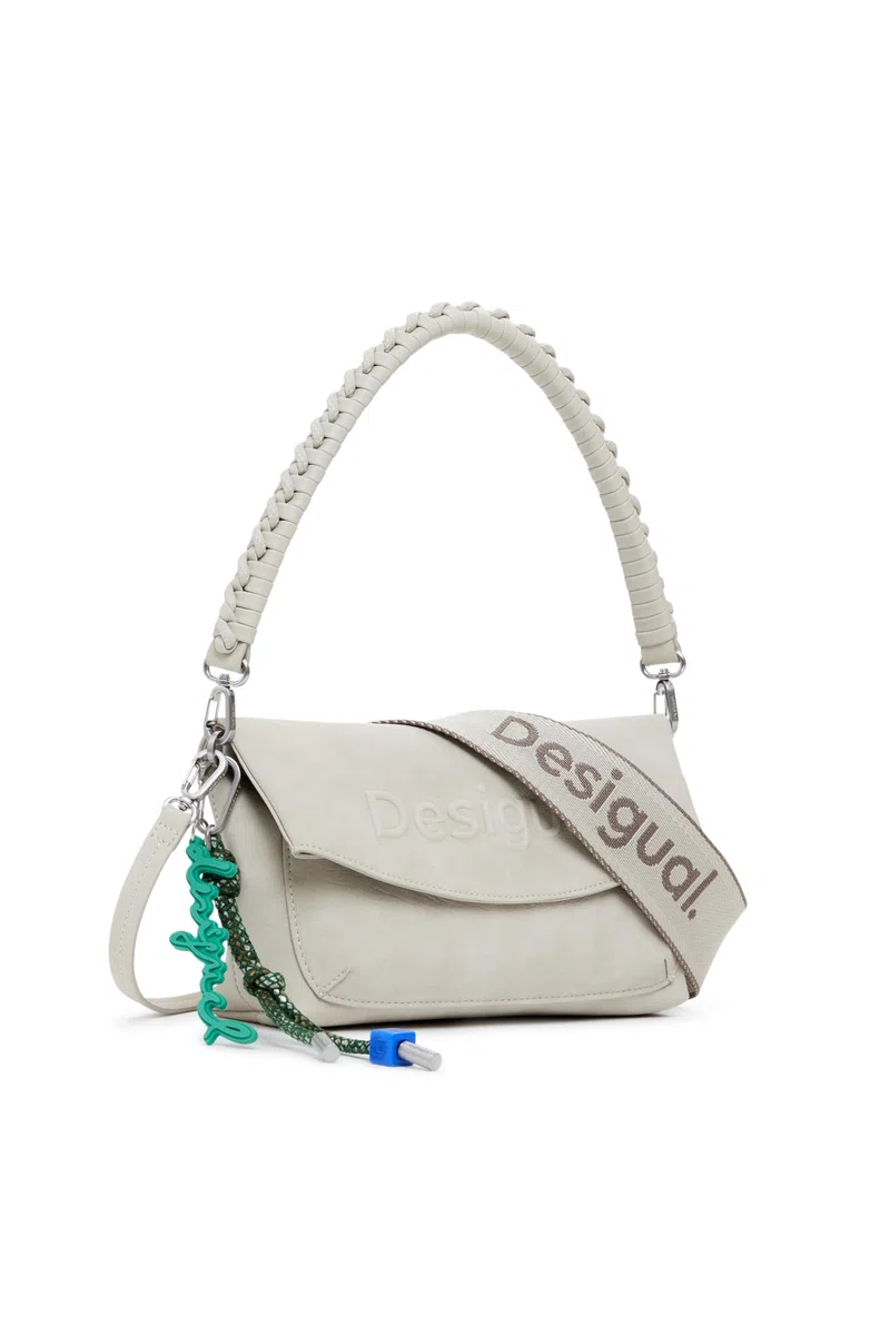 Desigual BOLSO MEDIO LOGO TROKEL PIE, 6006 PIEDRA, U