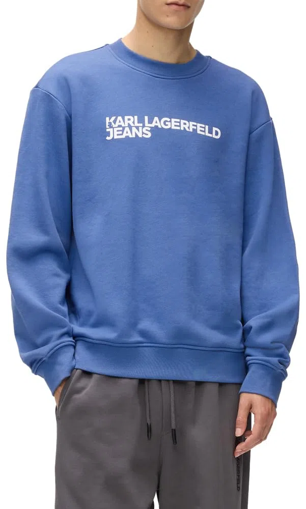 KARL LAGERFELD JEANS Hombre Regular Essential Logo Sweatshirt