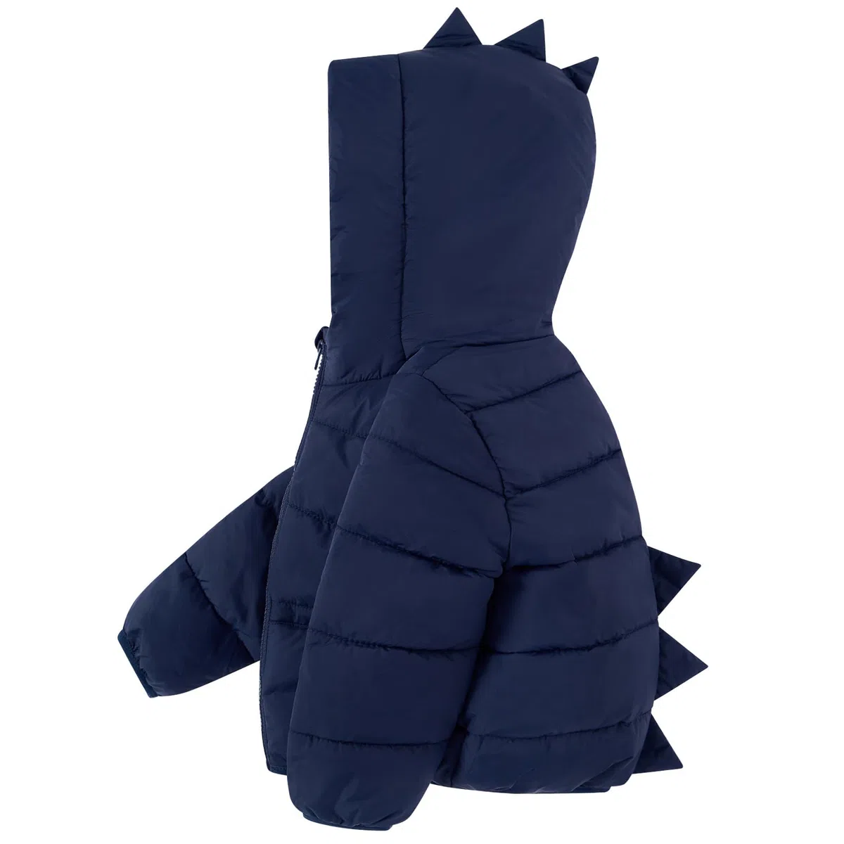 Kids4ever Chaquetas de invierno para bebé niño y niña, abrigos con capucha de dinosaurio, forro polar ártico térmico, cremallera y dos bolsillos, 6 meses a 5 años