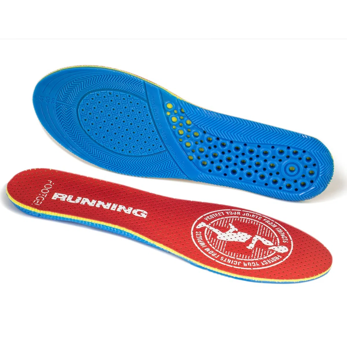 Plantillas Running | Plantillas Gel Deportivas Hombre/Mujer Transpirables, Cómodas | Estabilizadoras, Previenen Lesiones, Dolores en Pies, Rodillas y Lumbares | Tallas 43 a 47