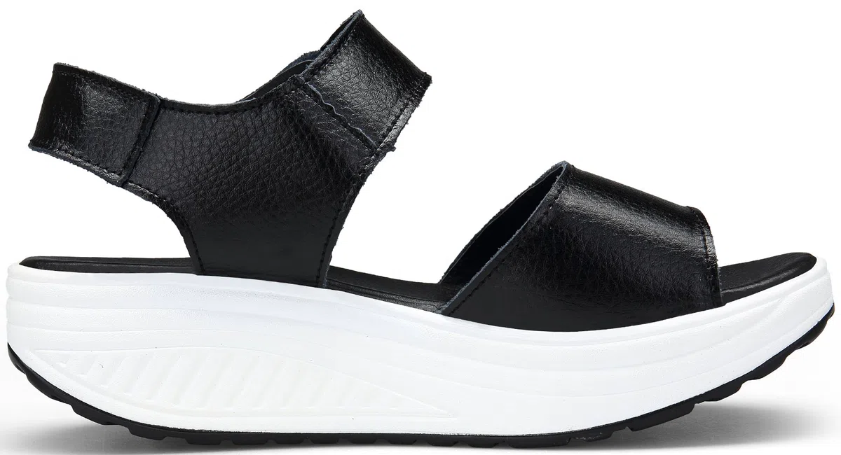 Mesing Sandalias Plataforma Mujer Verano Sandalias Cuña Comodas Cuero Peep Toe Zapatos Tacon para Caminar