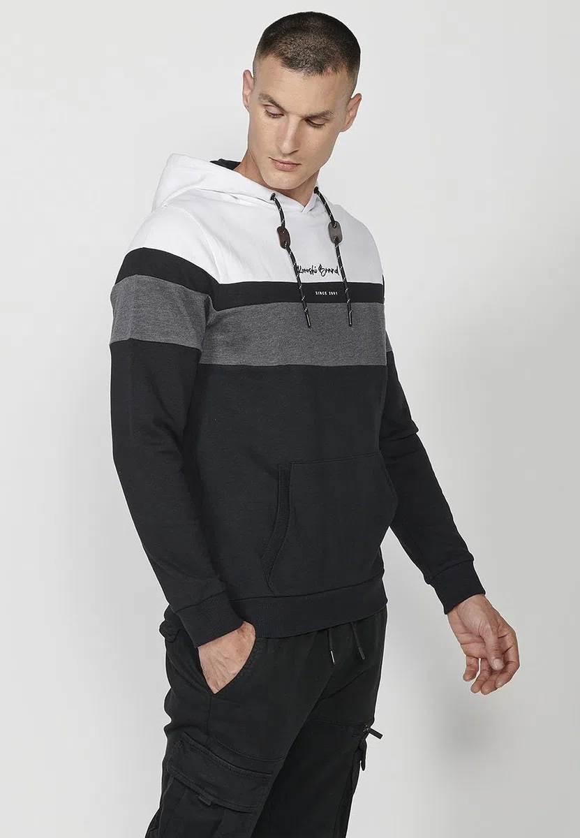 Koroshi Sudadera manga larga con capucha hombre