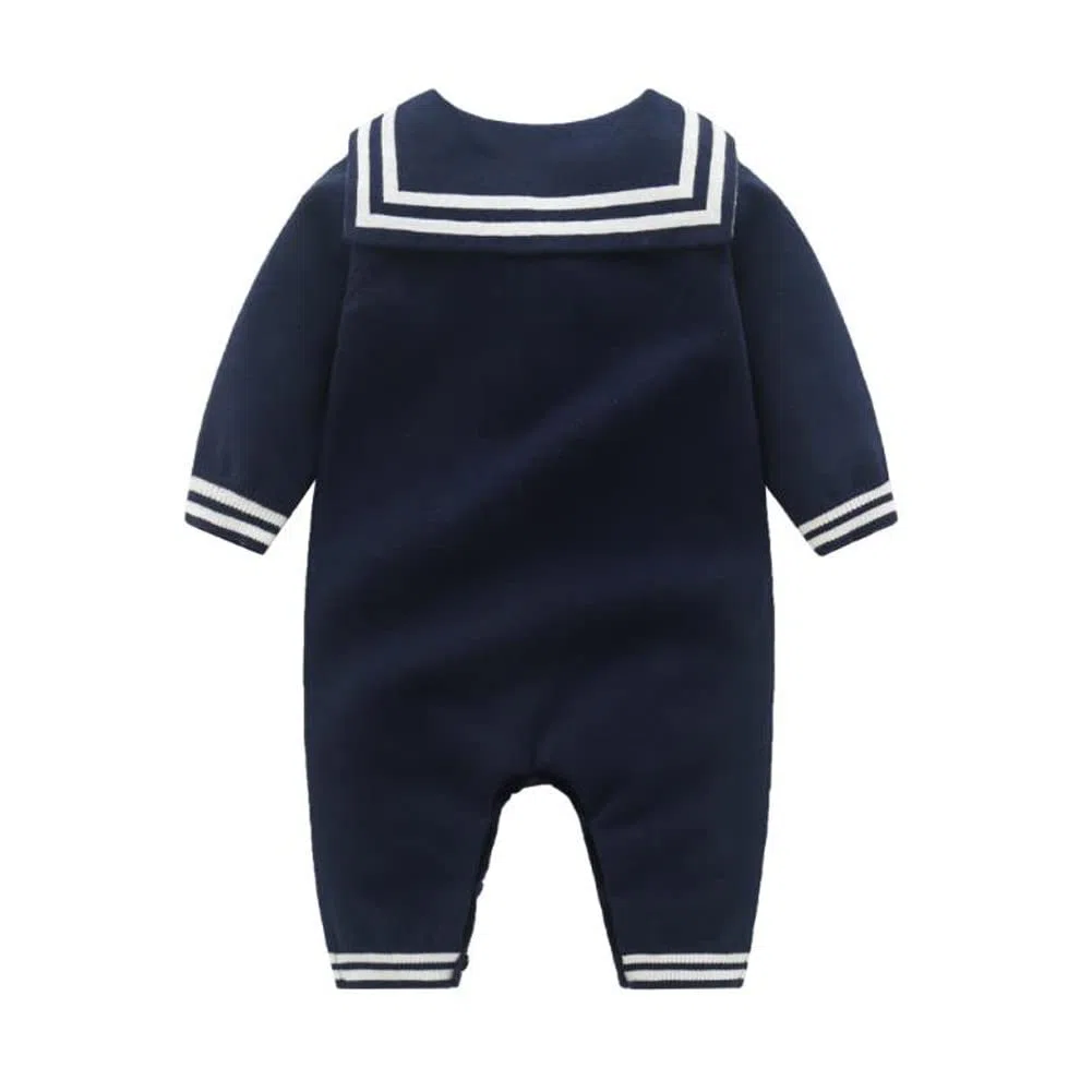 Mud Kingdom Boutique Suéter náutico para bebé niño a rayas