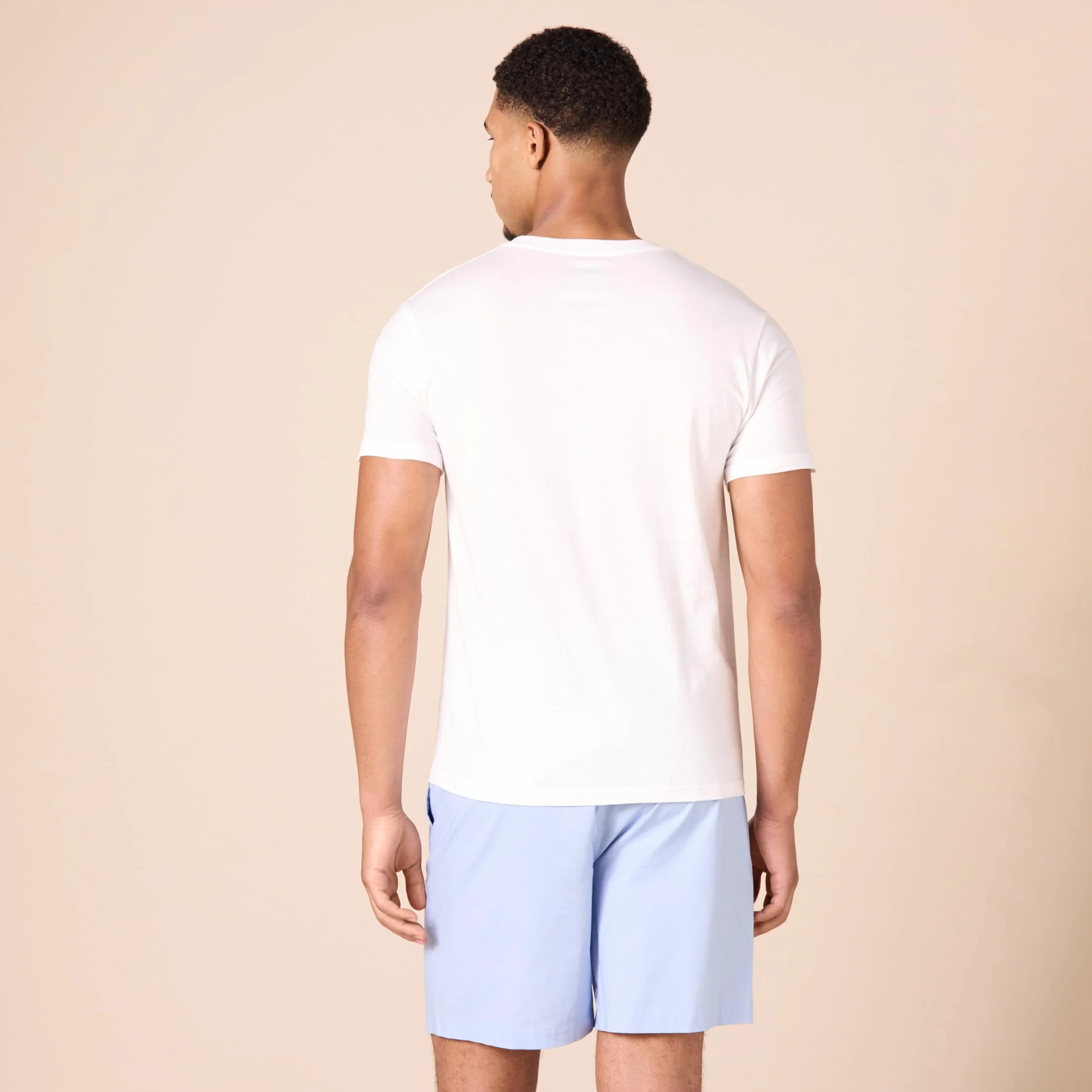Amazon Essentials Hombre Camiseta Interior con Cuello en V, Transpirable, Algodón