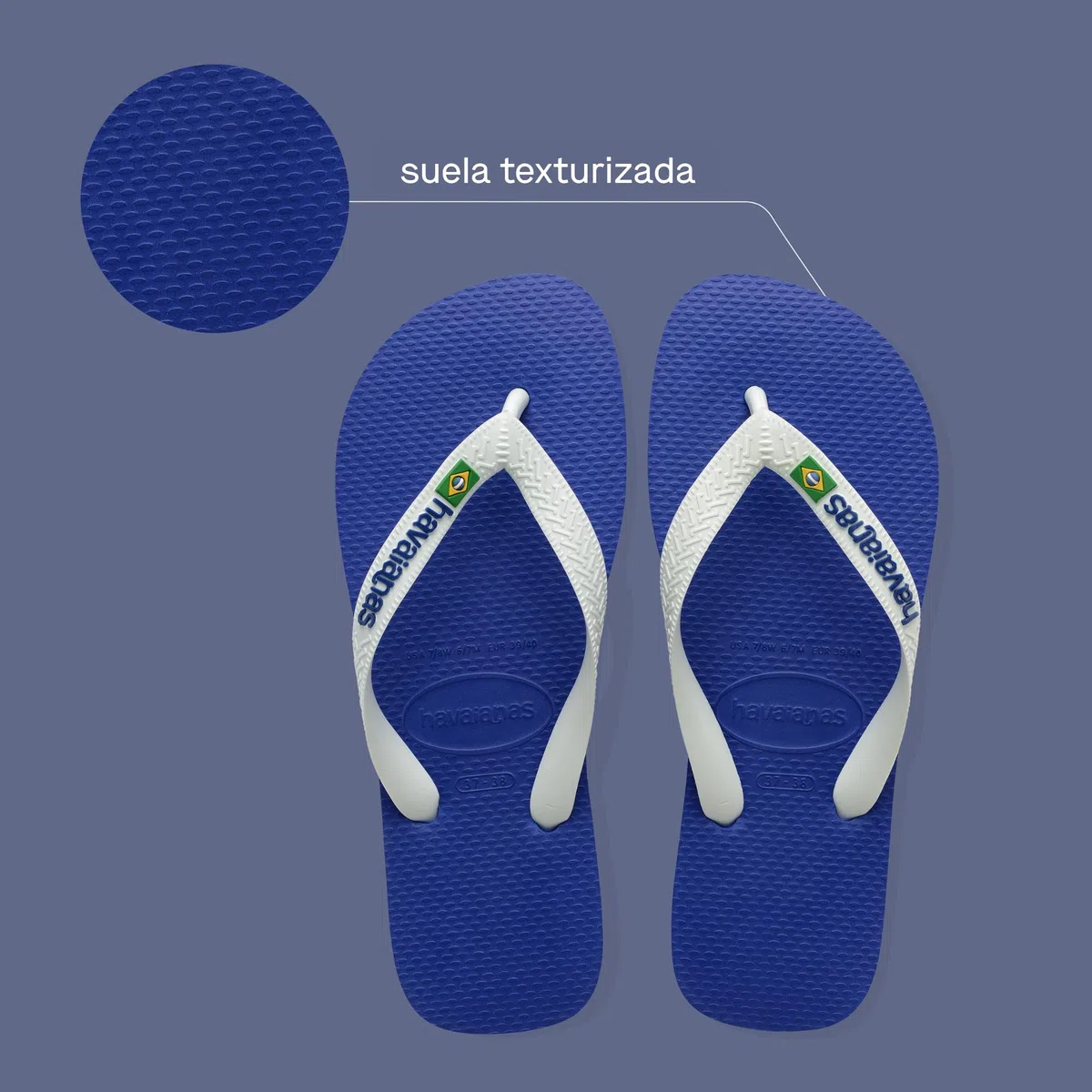 Havaianas Top Brasil Logo Unisex adulto Chanclas