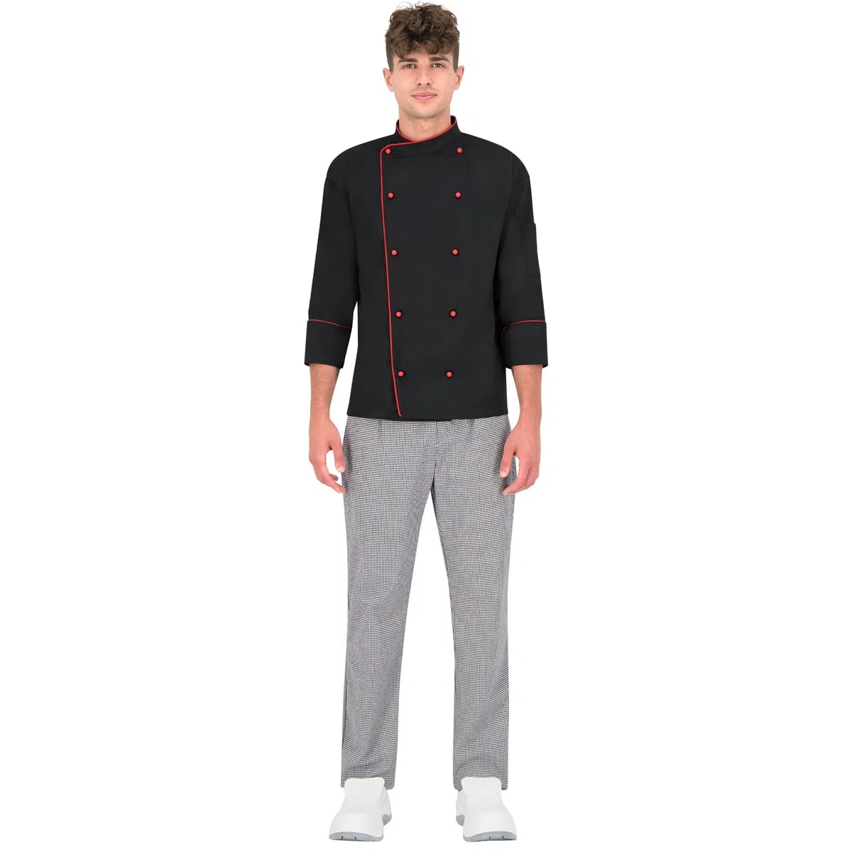 PALLTEX NAHM Pantalones de Cocinero para Hombre, 100% algodón, Pantalones de Cocinero para Hombre, Pantalones de Cocinero para Hombre, Pantalones de Panadero EN 13688