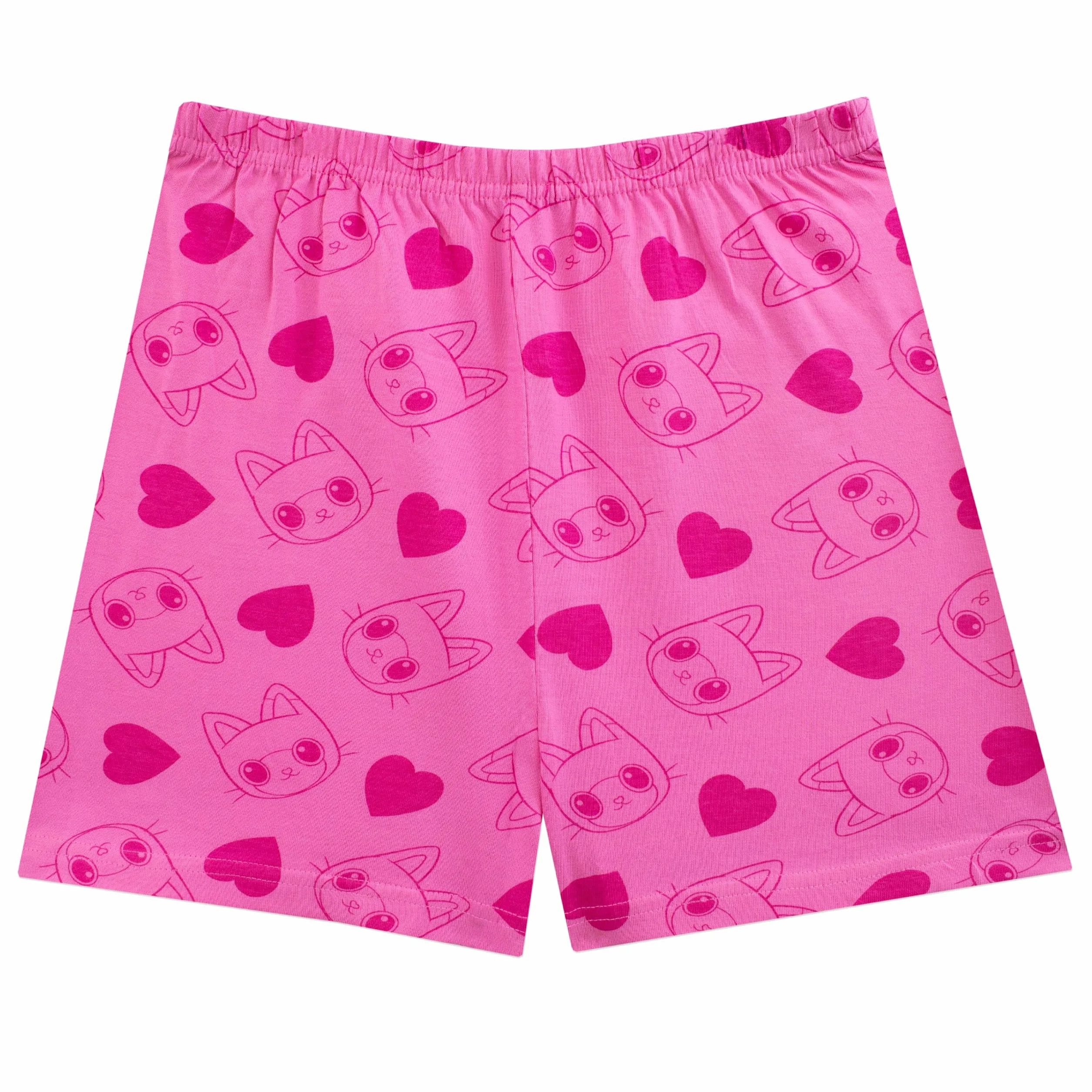 DreamWorks Girls Gabby's Dollhouse Pijama de Manga Corta con Volantes Conjunto de Pijama para niños