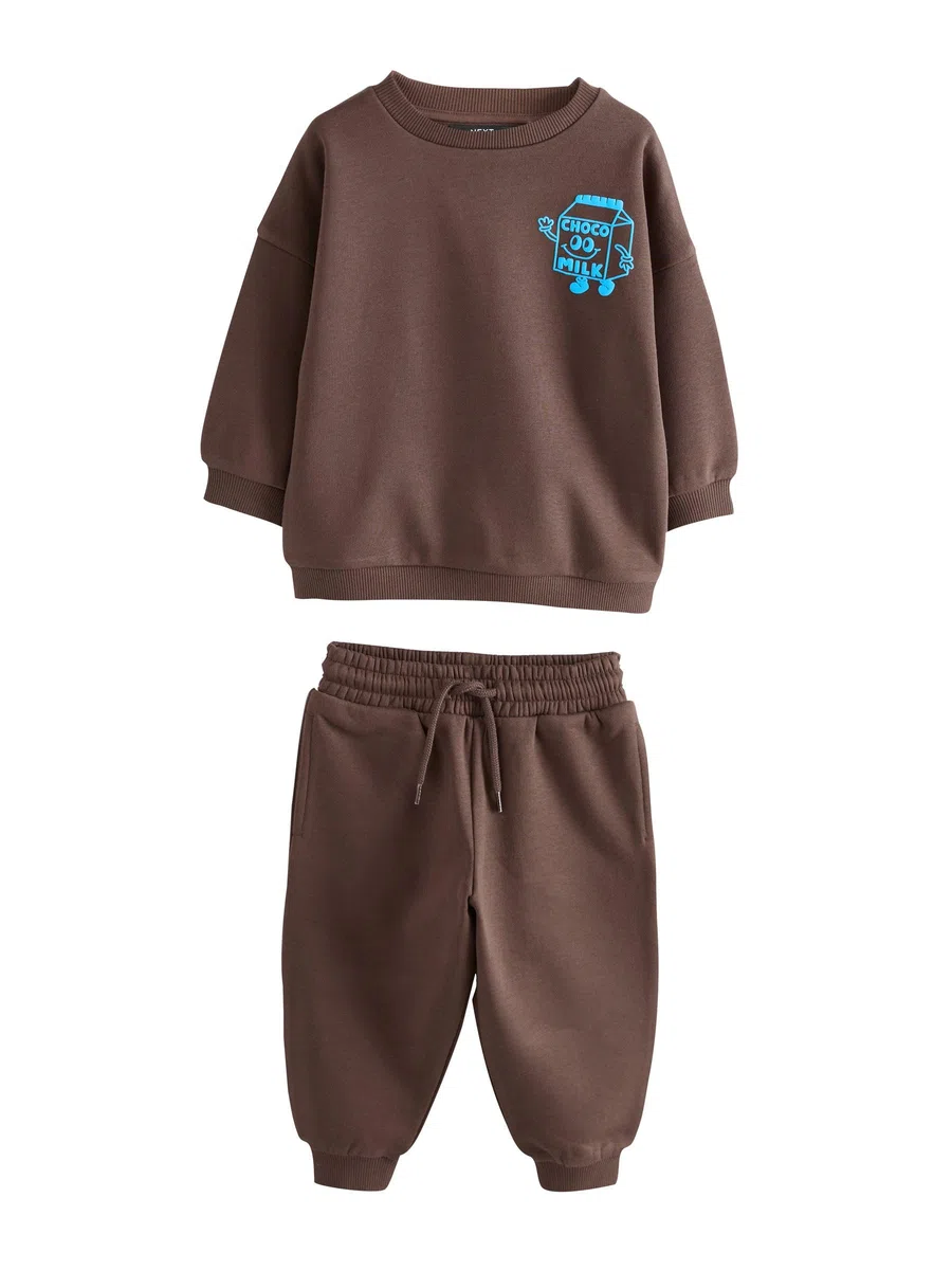 NEXT Niños Pack de 2 conjuntos de sudadera y pantalones de chándal