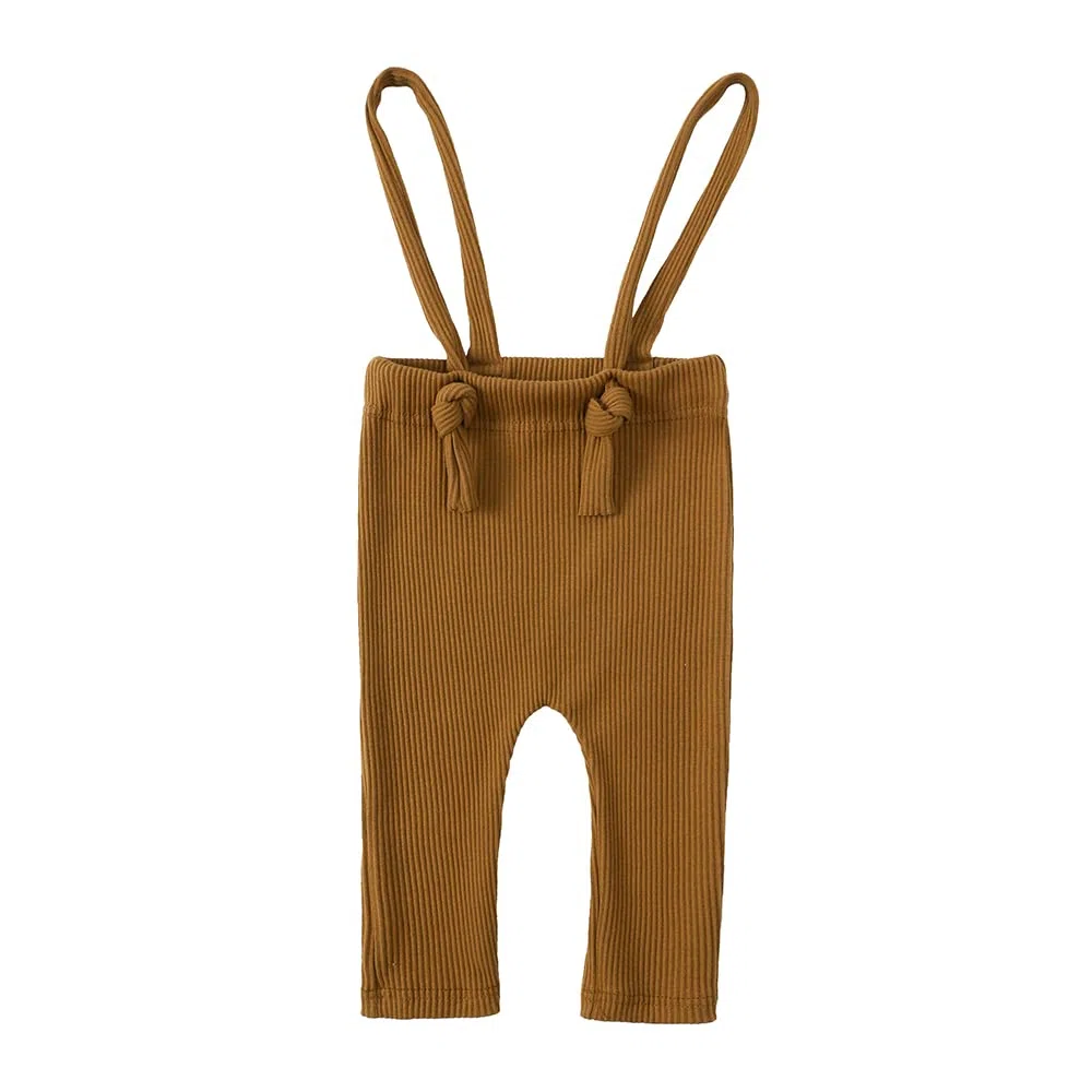 Bebé Niñas Pantalones Largos de Tirantes Recién Nacido Mono de Sin Mangas Cintura Elástica Pull-on Pantalón Casuales Leggings de Color Sólido para Bautizos Niño Pequeña 3-24 Meses