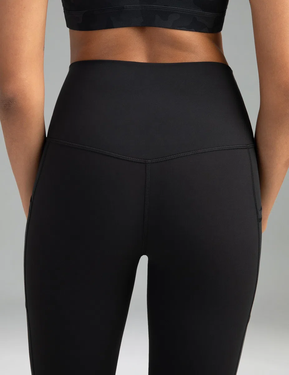 Colofulkoala 7/8 Mallas Deporte de Cintura Alta Mujer con Bolsillos, Leggins Push Up, Fitness Pantalones para Yoga Gym Running Pilates Leggings