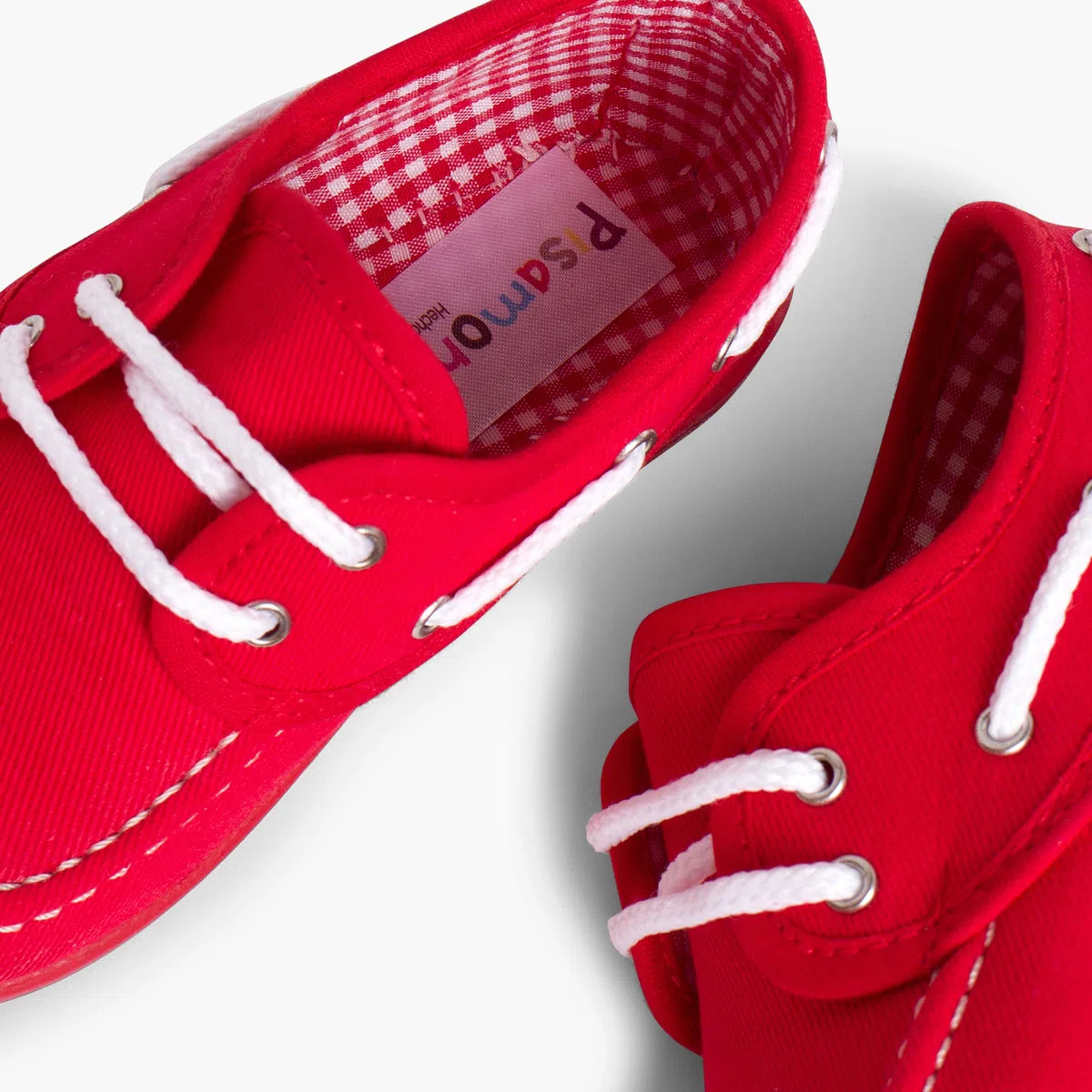 Pisamonas Náuticos Tela Cordones Niño