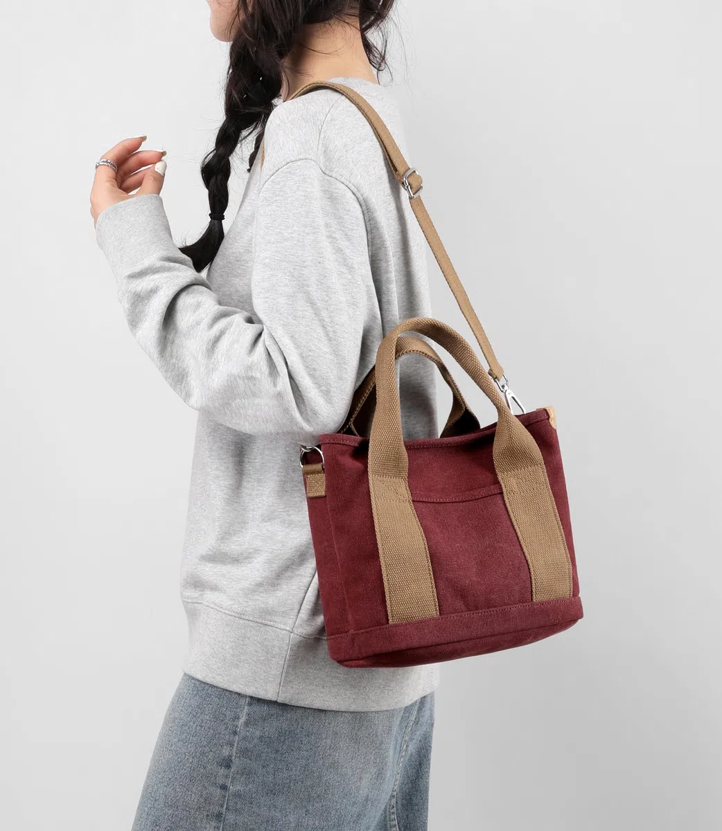 Halemet Bolsa pequeña con cremallera para mujer, bolsa cruzada de lona, bolsa de hombro, bolsa de mensajero 2023
