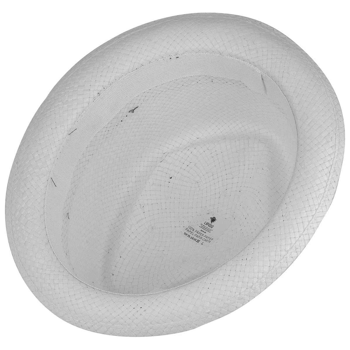 LIPODO Amatillo White Sombrero Pork pie Paja Estilo Diamond Unisex Primavera Verano