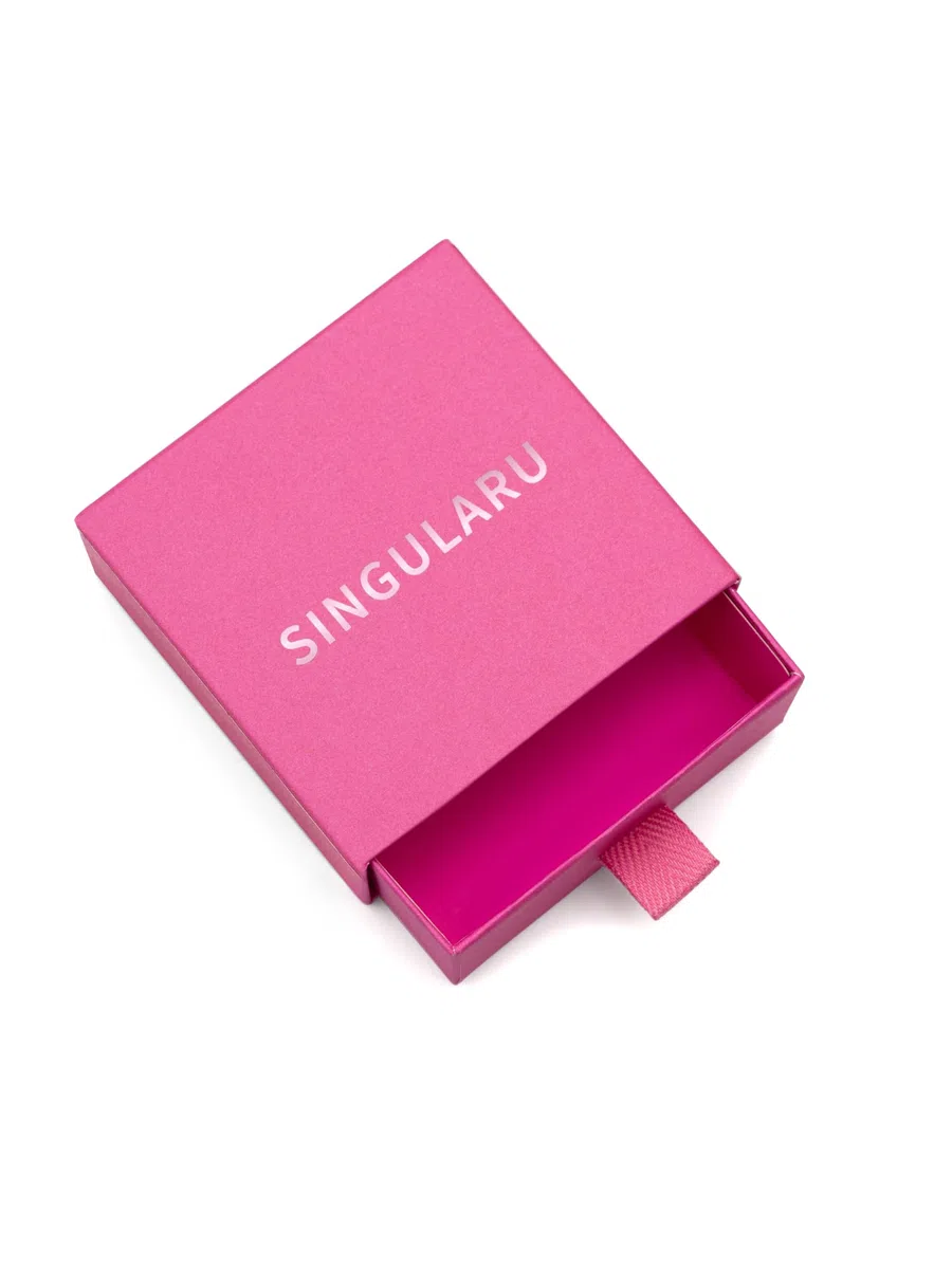 SINGULARU - Tobillera Shamira Stones. Acero con Baño en Oro de 18 Kt y Piedra Natural. Joyas Para Mujer.
