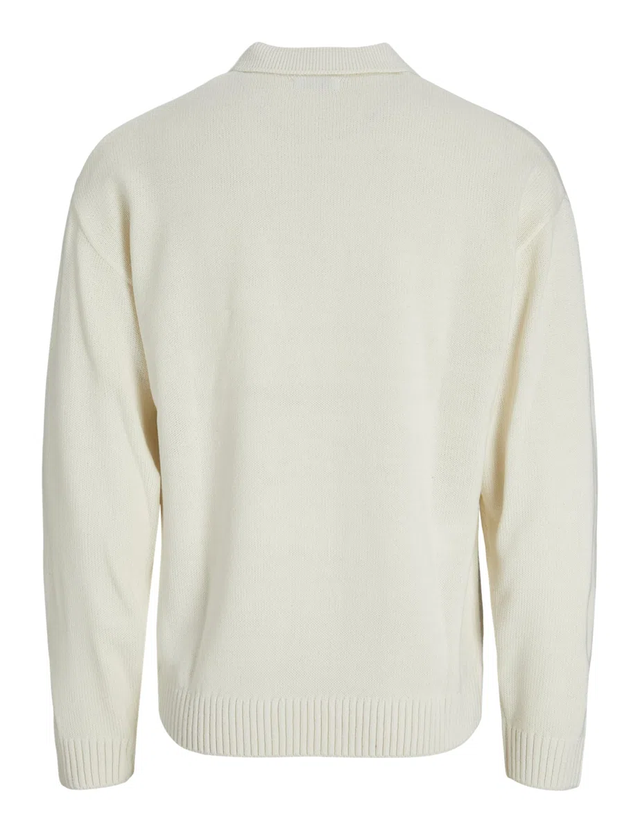 JACK & JONES Jjeurban Jack Knit Polo LS Ln para Hombre