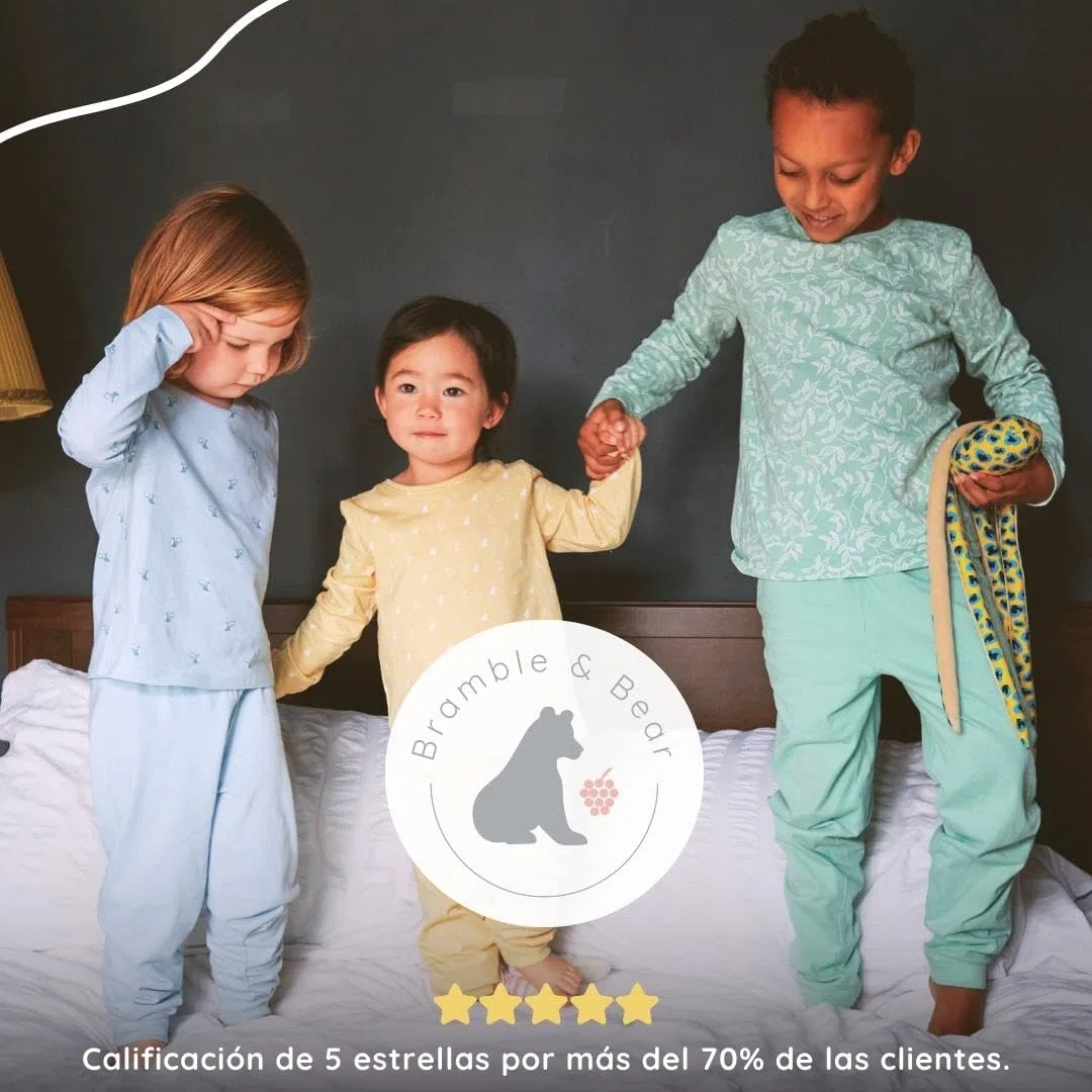 Bramble & Bear Pijama Bebé Niño y Niña (Packs de 2) - Algodón Orgánico. Pijamas Enteros para Bebés Supersuaves