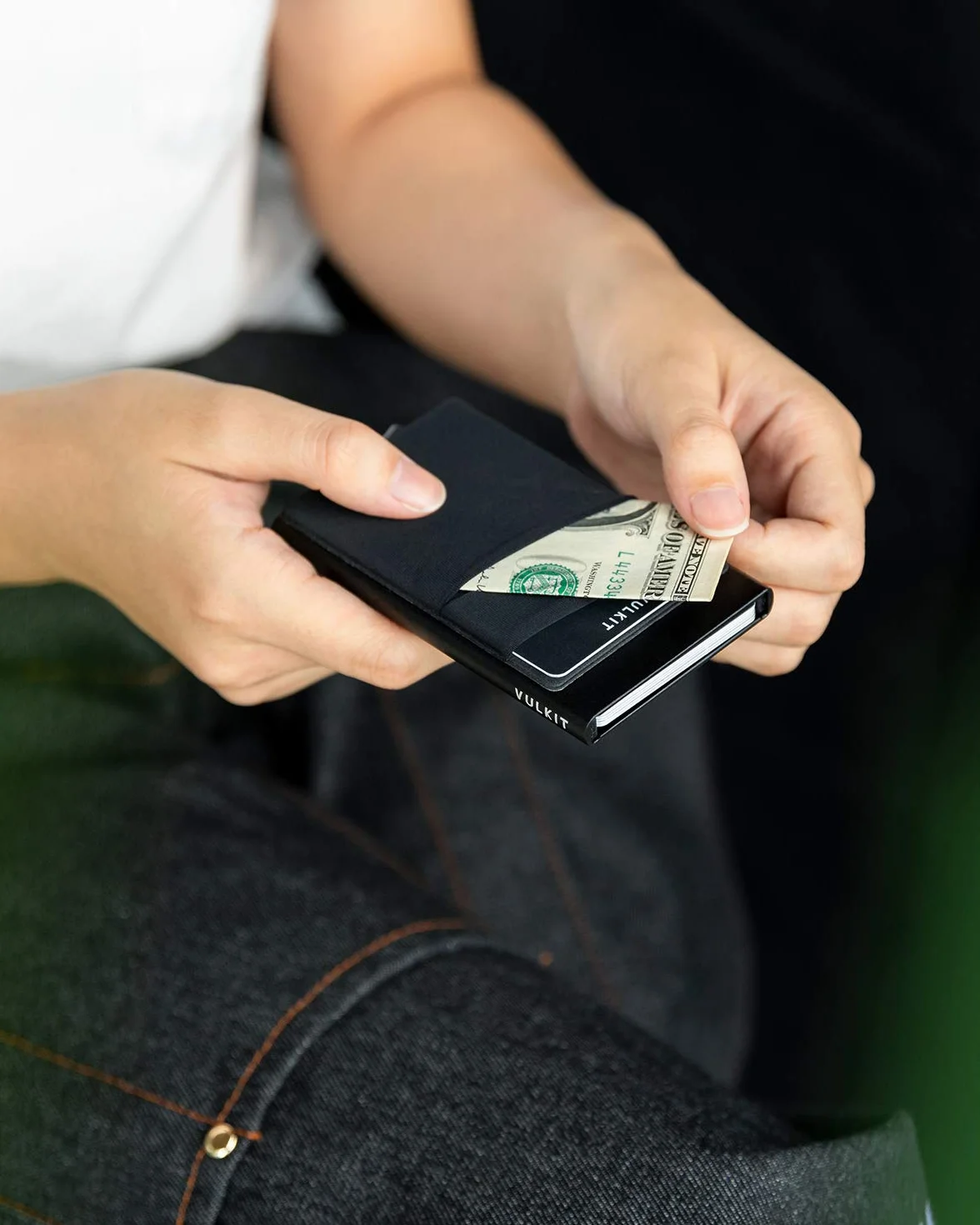 VULKIT Tarjetero Hombre o Mujer con Bolsillo Billetes Porta Tarjetas Pop Up Tarjeteros RFID Bloqueo Pequeño Funda Tarjeta Credito Metalico