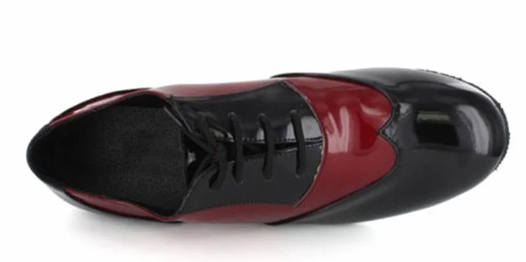 Zapatos de baile clásicos para hombre con cordones cerrados Salsa Tango Samba Jazz Rumba Salón de Baile Latino Moderno Zapatos de baile Noche Zapatos de boda