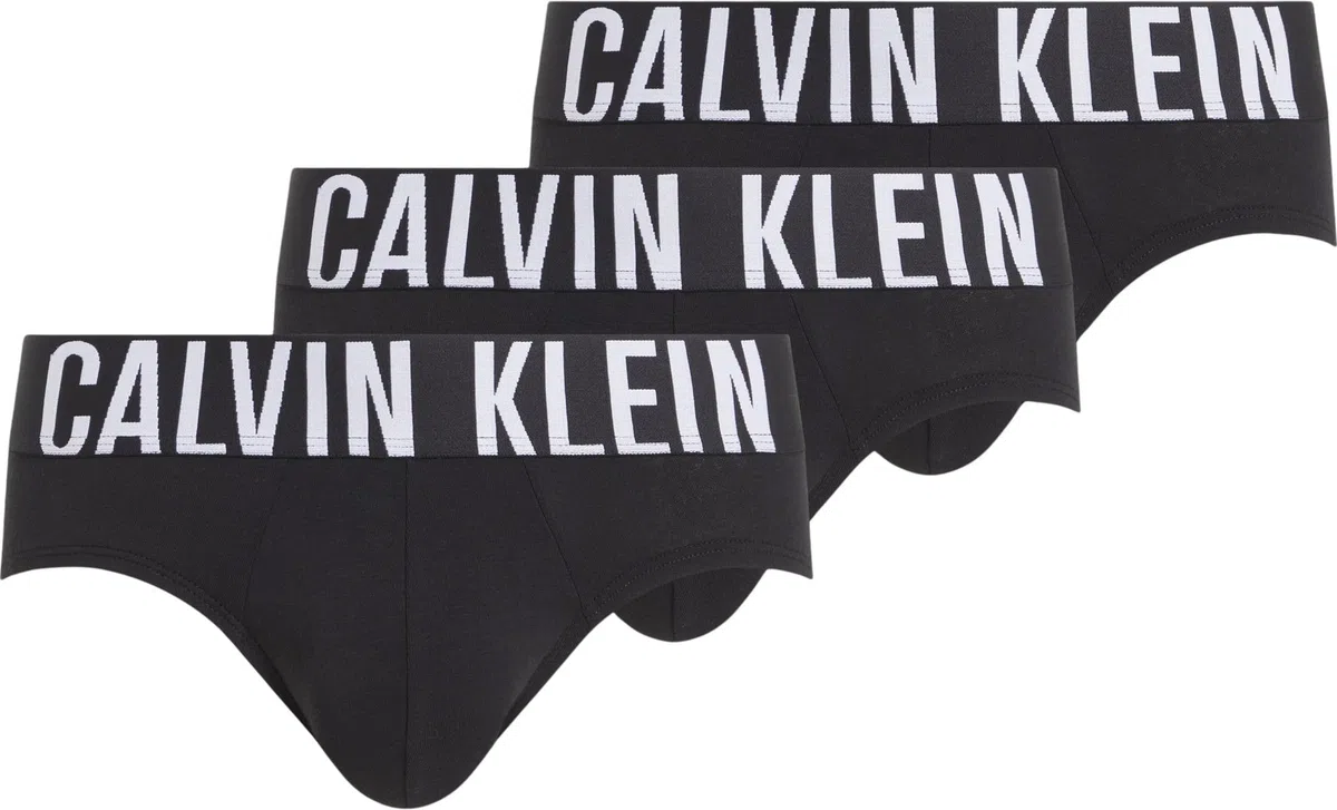 Calvin Klein Hip Brief 3pk 000nb3607a Boxer Briefs de Cadera Hombre (Pack de 3)