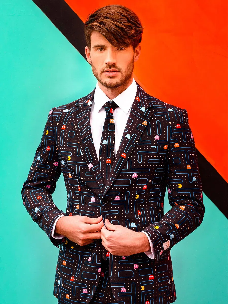 OppoSuits Prom Suits For Men – Cannaboss – Comes with Jacket, Pants and Tie In Funny Designs Traje de Hombre