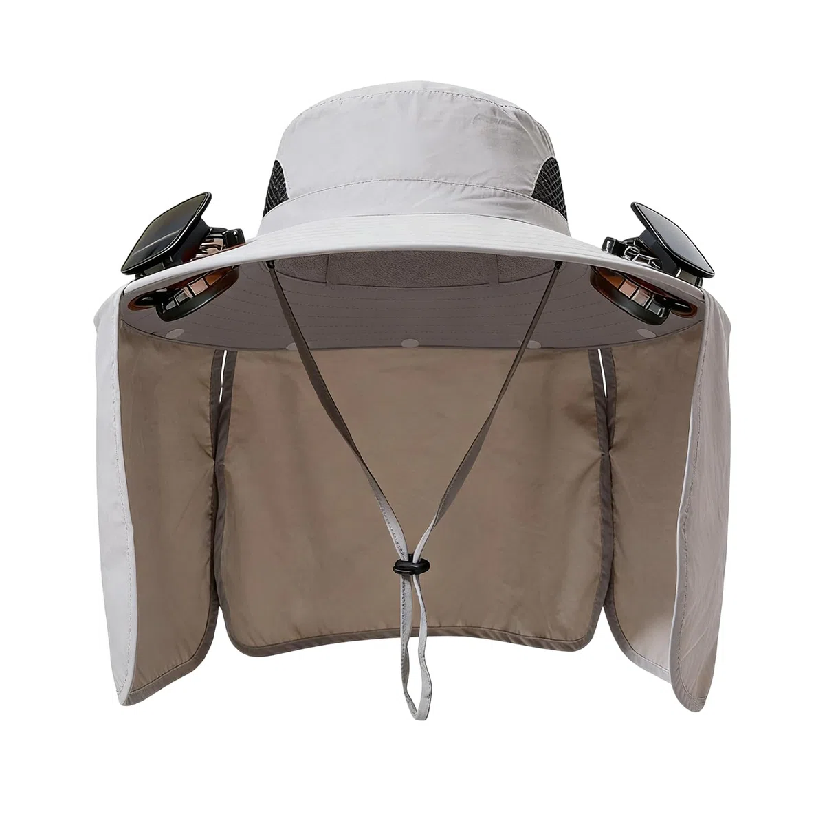 Sombrero con Ventiladores | Protección UV para Cabeza - Sombrero Plegable de con 2 Ventiladores Solares | para Hombre Mujer Senderismo Exterior Playa Vacaciones Verano