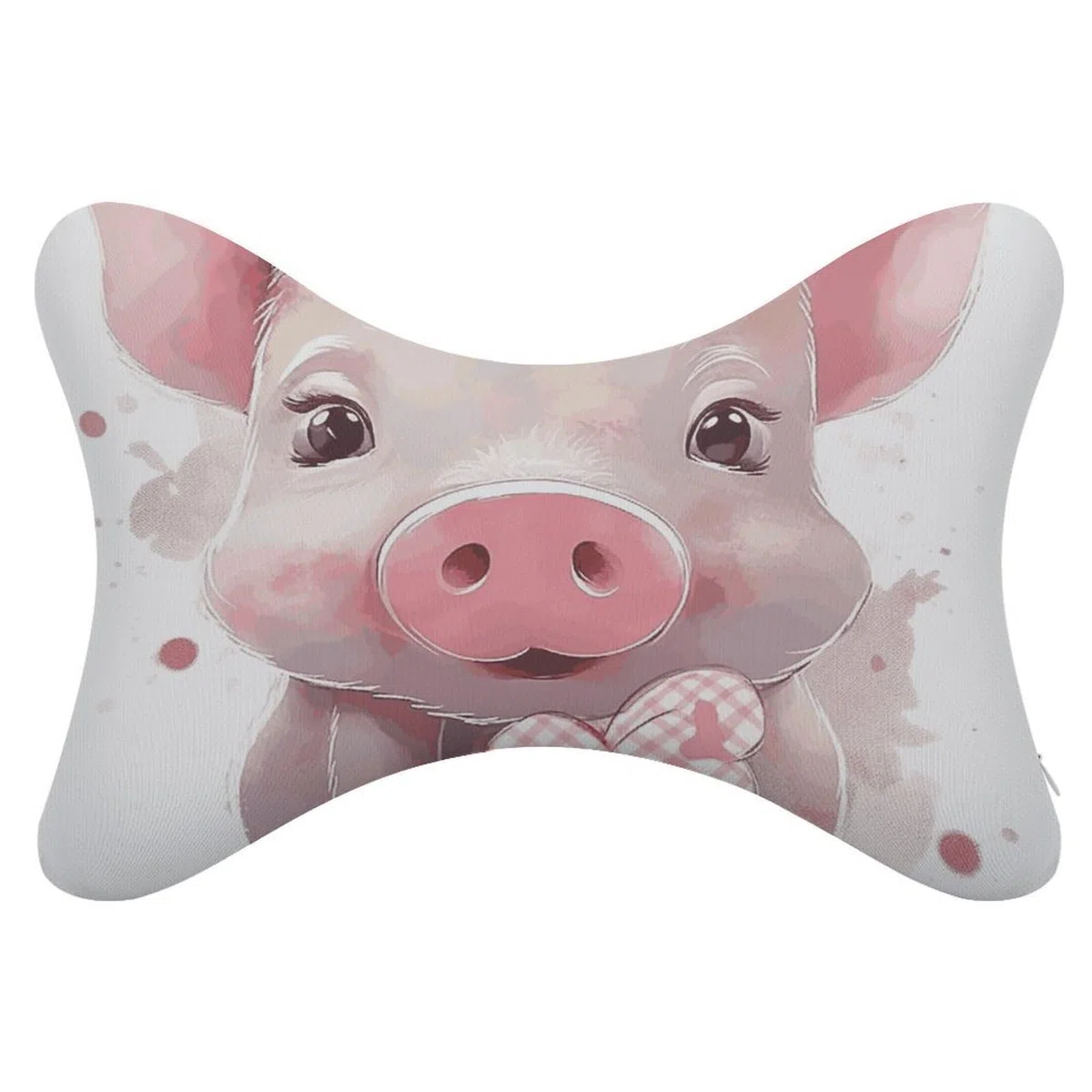 Almohada sonriente (26), núcleo de almohada de espuma viscoelástica, cojín, proporciona apoyo para el cuello, almohadas de coche para viajes y oficinas en casa.