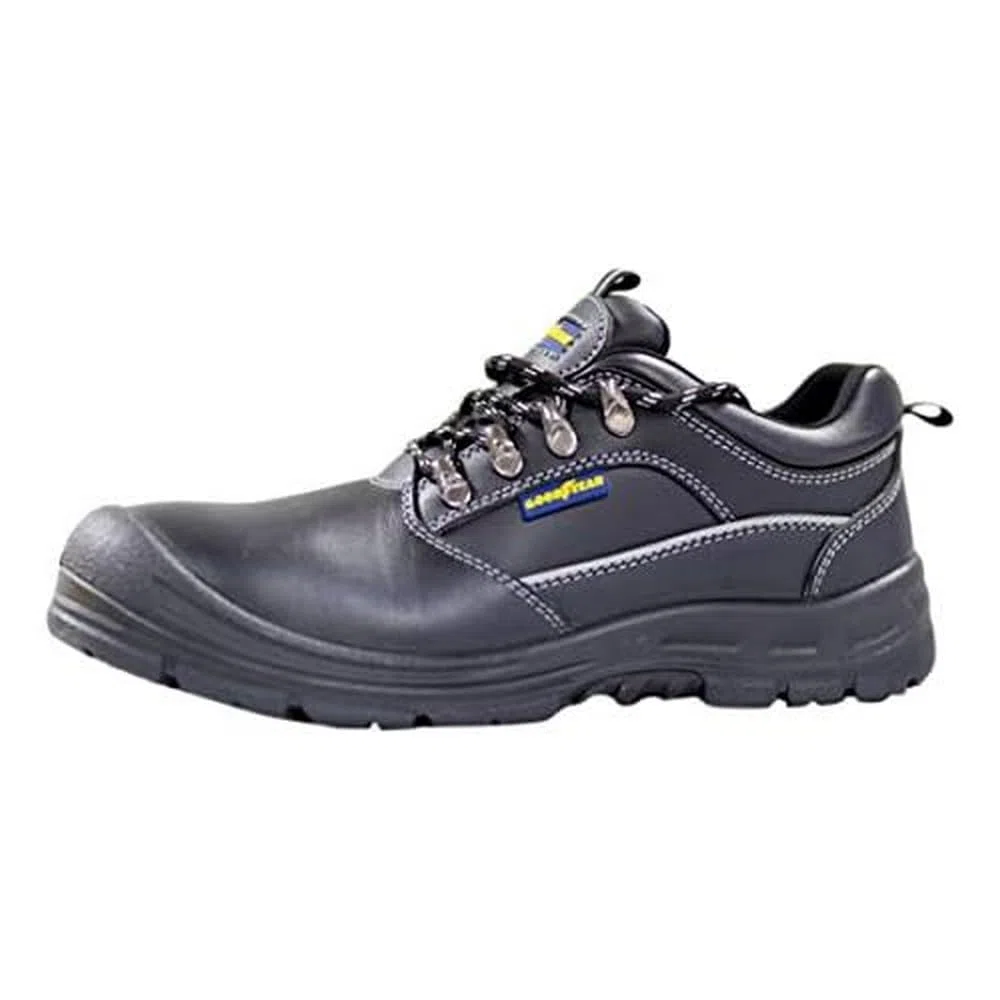 Goodyear G140-41PC - Botas de Seguridad Unisex - Piel Flor Negra - S3 SRC - Protección Composite - Suela Antideslizante - Talla 43