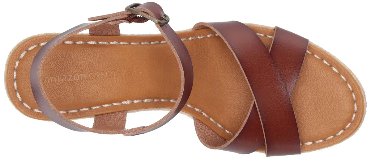 Amazon Essentials Mujer Sandalia Tipo Alpargata con Cuña