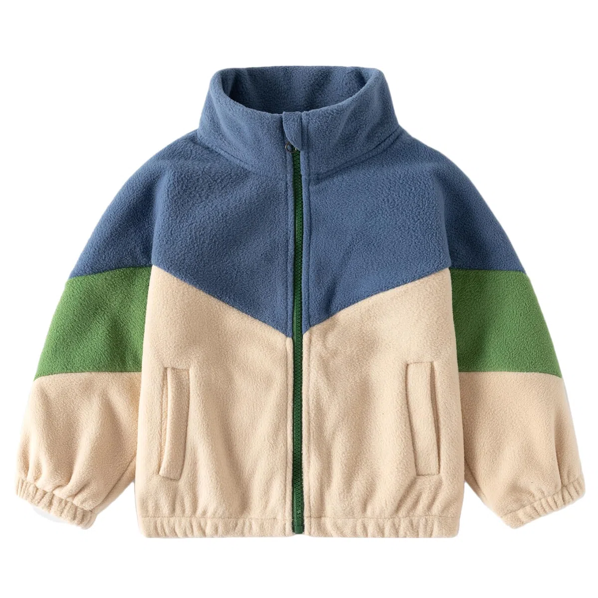 Chaqueta de forro polar para niños pequeños, abrigos de manga larga con cierre completo para bebés niños, ropa de exterior para otoño, primavera e invierno