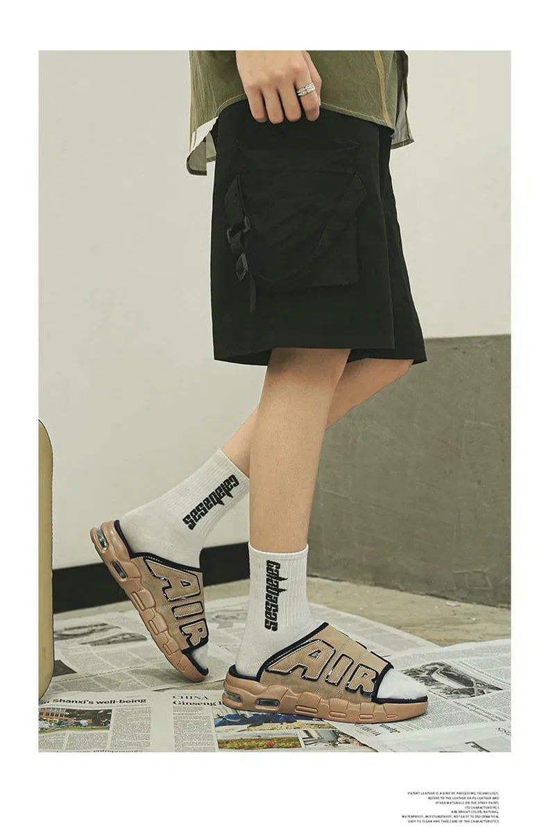 Zapatillas Masculinas Al Aire Libre Suaves, Antideslizantes, Suelas Gruesas, Ropa De Baño