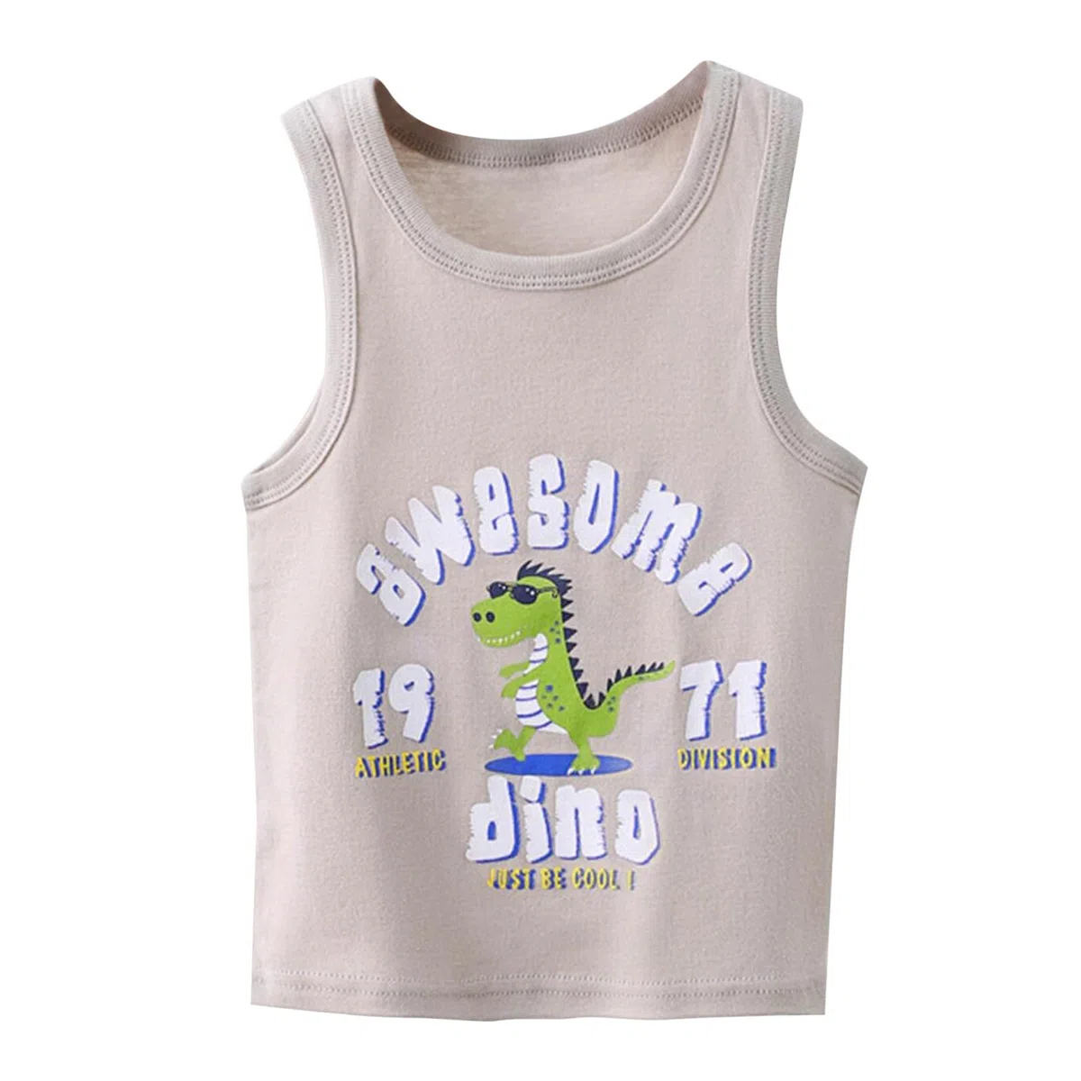 2025 - Niños de verano para niños delgados sin mangas desgaste al aire libre impresión bebé primavera desgaste básico camisa chaleco camiseta niños niños manga larga
