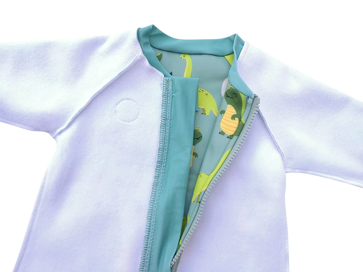 Swimbubs Traje de baño cálido para niños con Forro Polar para niñas, protección Solar UPF 50