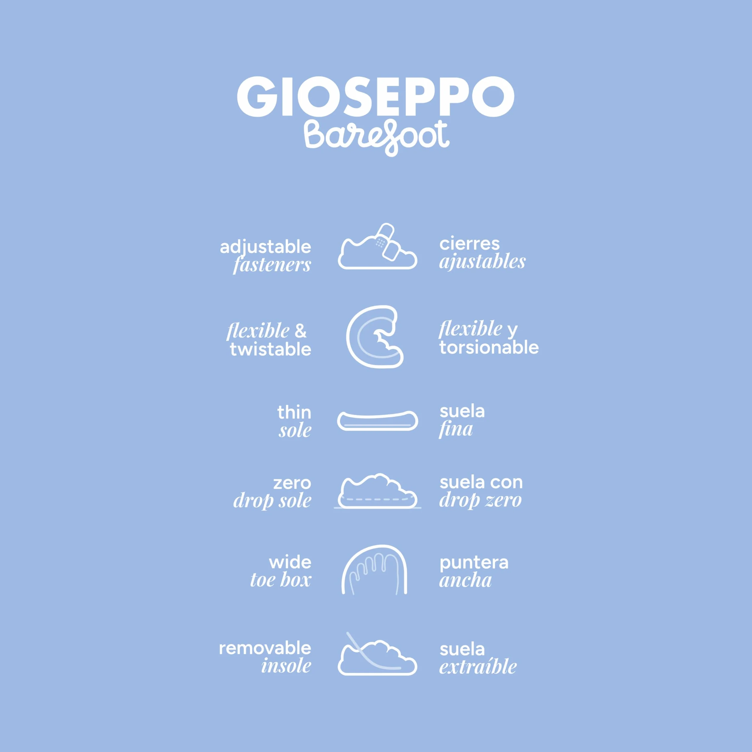 GIOSEPPO Barefoot - Zapatillas Piel POYGAN
