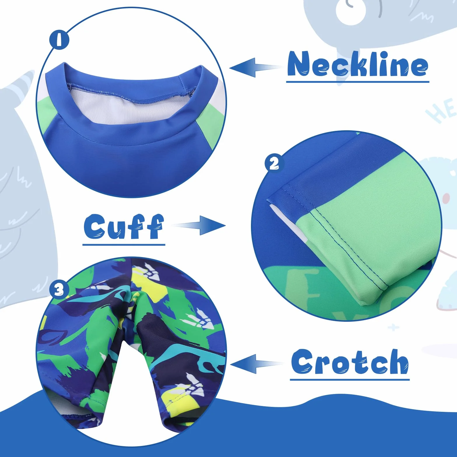 Bañador Niño con Manga Larga UV Protección Solar Camiseta de baño y Pantalones de natación para Surf Piscina Playa