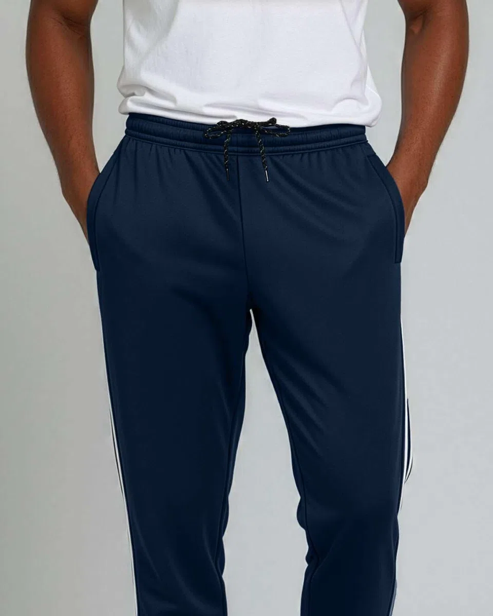 Real Essentials Paquete de 3: Pantalones Deportivos Deportivos Informales de Malla para Hombre con Bolsillos (Disponible en Tallas Grandes y Altas)