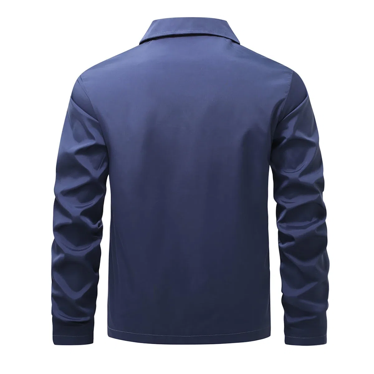 Generisch Chaqueta de entretiempo ligera con cremallera para hombre - Cazadora clásica para primavera y otoño | Chaqueta de ocio impermeable y resistente al viento