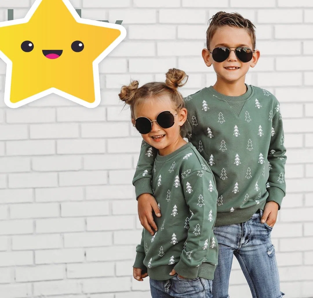 Hnyenmcko Traje de Navidad para bebé niño, sudadera de manga larga con cuello redondo y pantalones de invierno para niños pequeños