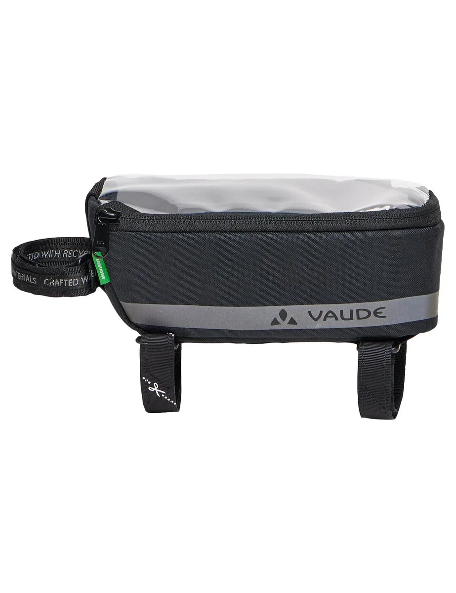 Vaude - Top Tube Phone Bag, Bolsas de Marco Unisexo, Black, Einheitsgröße -