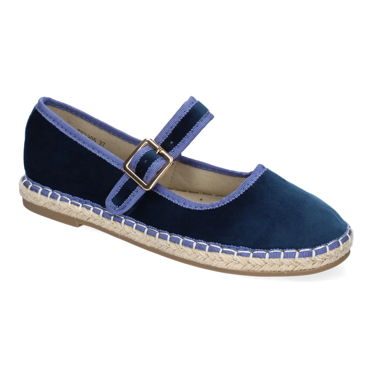 shoes&blues.es Bailarina Alpargata de Mujer con Yute, Comodas, Diseno Moderno y Cierre de Hebilla para un Ajuste Comodo, Ideales para Primavera-Verano.