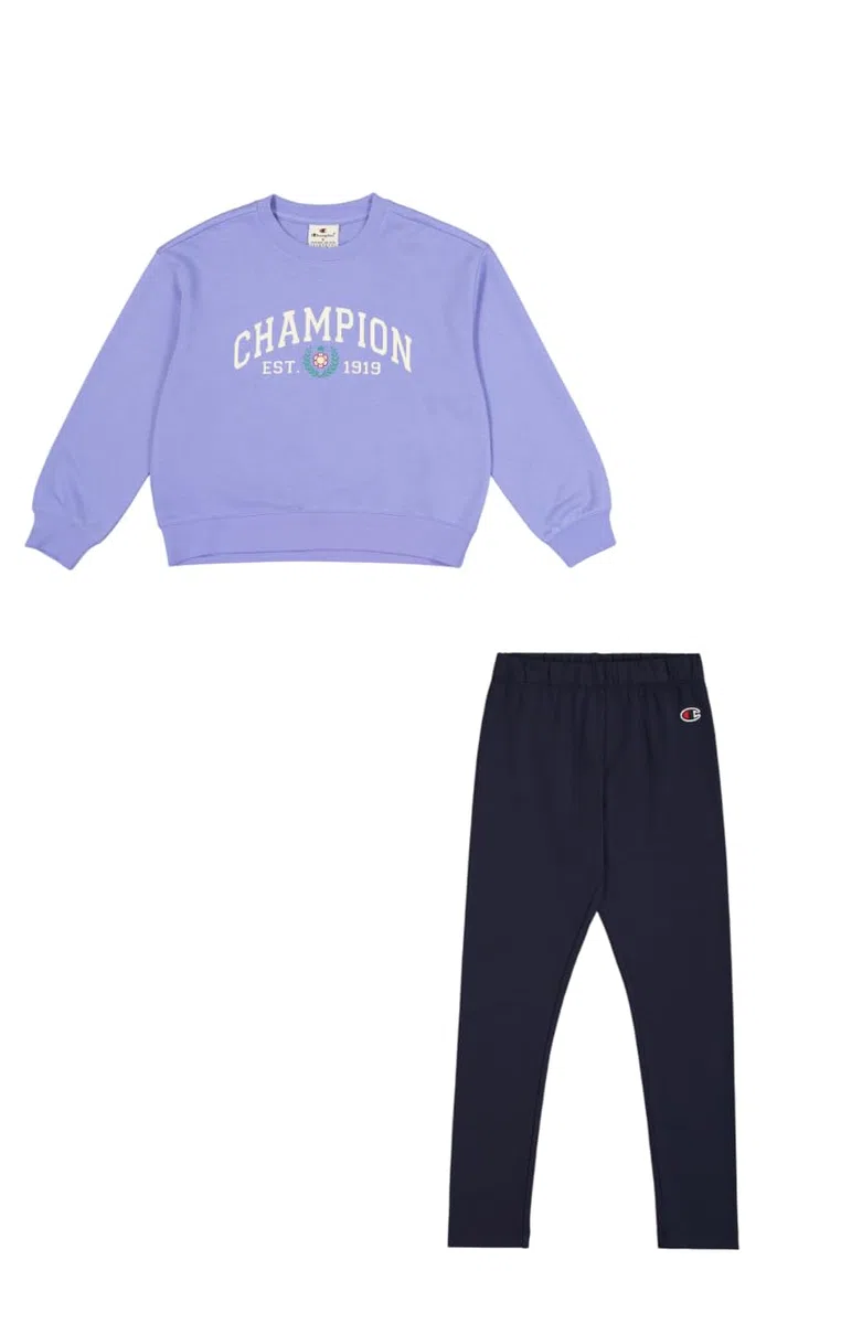 Champion Legacy Girl - Crewneck Sweatsuit Chándal Niñas