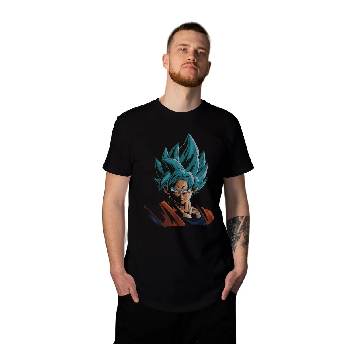 Dragon Ball Z Goku Super Black Short Sleeve T-Shirt T-Shirt Unisex Adulto (Pack de 1)